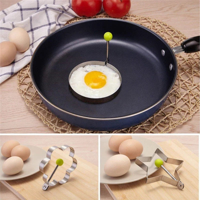 Egg Mold Set - 5 Piece Stainless Steel