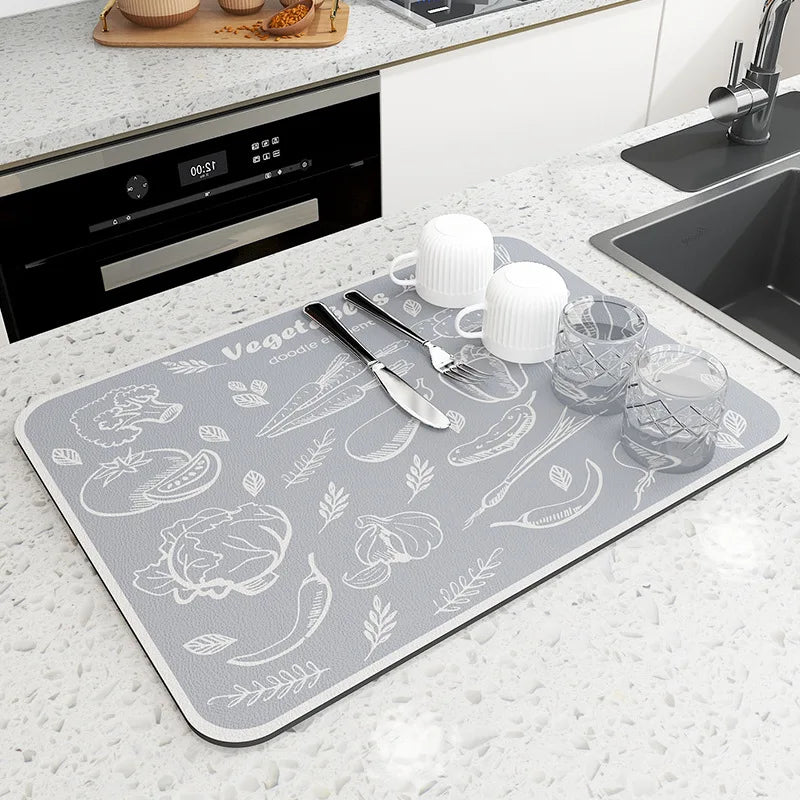 Absorbent Kitchen Drying Mat