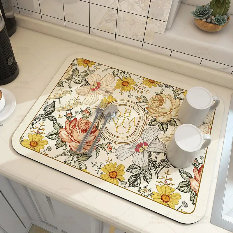 Absorbent Kitchen Drying Mat
